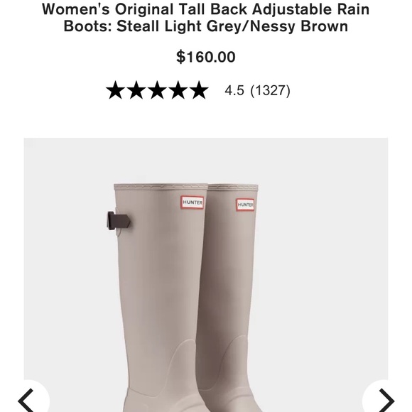 Hunter Shoes - Women's Original Tall Back Adjustable Rain Boots